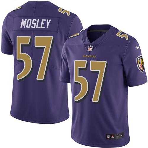 Nike Men & Women & Youth Ravens 57 C.J. Mosley Purple Color Rush Limited Jersey,We sell and wholesale Nike Men & Women & Youth Ravens 57 C.J. Mosley Purple Color Rush Limited Jersey on line form chian!